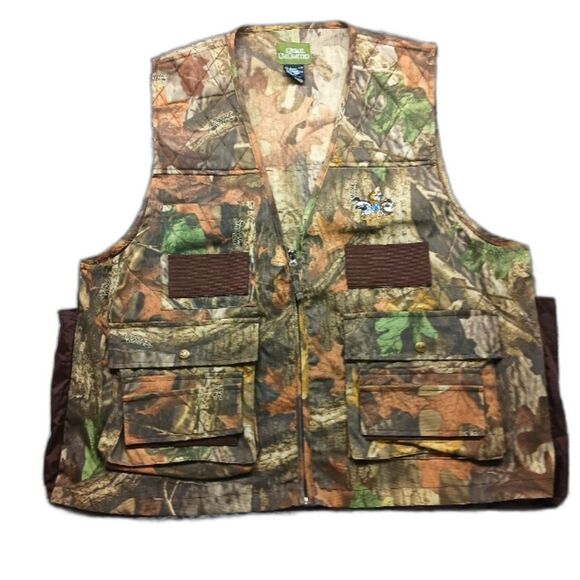 Quails Unlimited Camo Hunting Vest XL Dove, Quail, Pheasant - Picture 1 of 11
